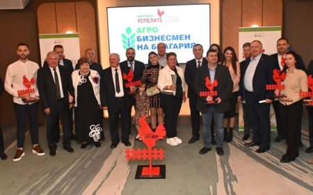 Рени Славова, собственик на бутикова изба „Зеланос“ получи приза „Агробизнесмен на България“ за 2024 г.